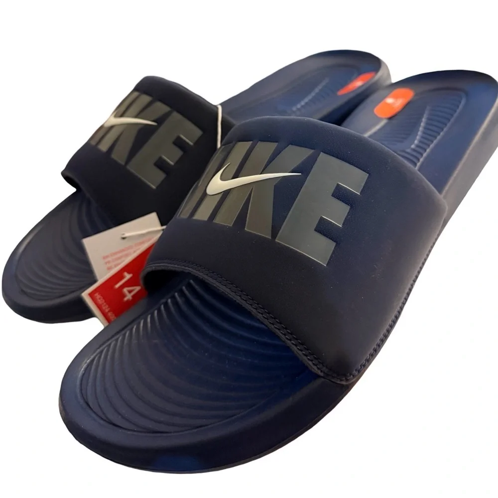 NWT Nike Unisex Mens Victori One Slide Obsidian Grey Size 14